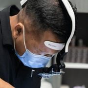 Dr. Mike Tran at work
